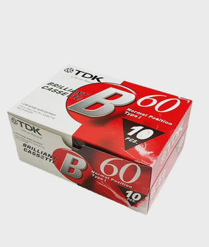 5x Cassettebandjes 60 Minuten - Blank Audio Tape voor Muziek & Spraak