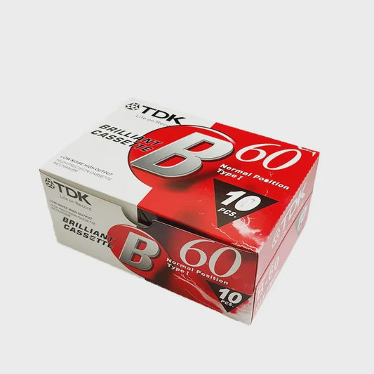 5x Cassettebandjes 60 Minuten - Blank Audio Tape voor Muziek & Spraak