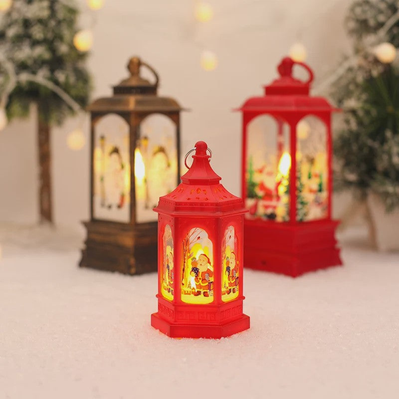 Kerst Lantaarn met LED Verlichting - Sfeervolle Decoratie voor Feestdagen