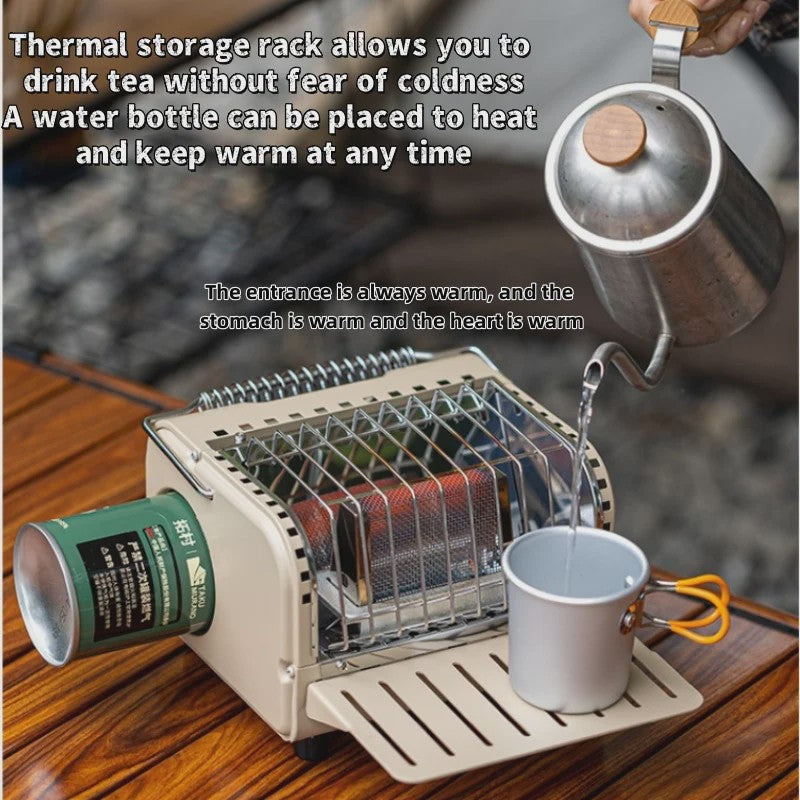 Compacte Draagbare Camping Gas Kachel & Verwarming - Multifunctioneel