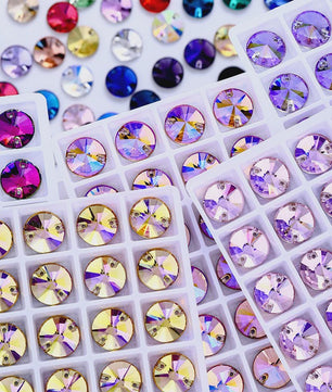 Paarse Strass Steentjes Platte Achterkant - Glas Kristal voor Kleding & Tassen DIY