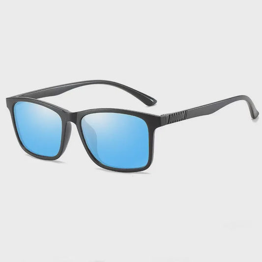 UV400 Zonnebril Heren Dames - Stijlvolle Square Zonnebril voor Fietsen, Rijden & Vissen - Luxe Designer Look