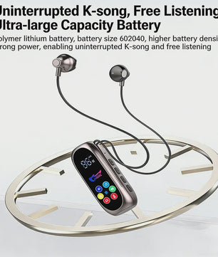 Clip-on Bluetooth Oordopjes met Microfoon & TF-kaart - Draadloze Gaming & Karaoke Headset