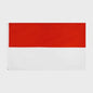 Indonesische Vlag - Polyester Banner met Messing Grommets - Diverse Maten