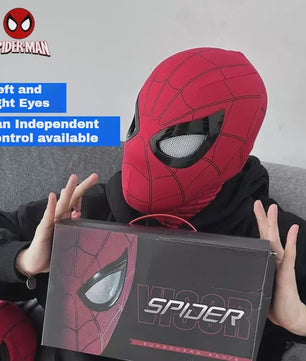 Miles Morales Spider-Man Masker met Bewegende Ogen - 1:1 Schaal Cosplay & Cadeau