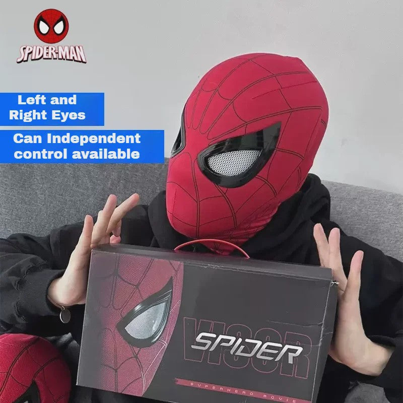 Miles Morales Spider-Man Masker met Bewegende Ogen - 1:1 Schaal Cosplay & Cadeau