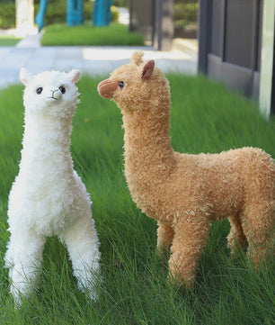 Pluche Alpaca Knuffel - Levensechte Llama Speelgoed in Verschillende Maten (38-140cm)