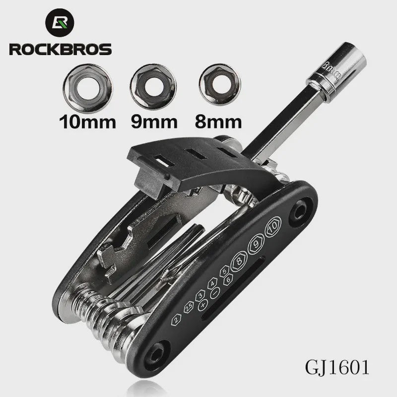 16-in-1 Fiets Multitool Reparatie Set - Compact Fietsgereedschap