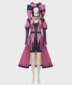 Columbina Cosplay Kostuum - Roze Clown Outfit voor Freak Circus