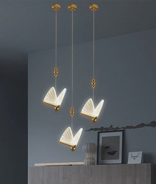 Luxe Vlinder Hanglamp - Moderne LED Plafondlamp voor Slaapkamer & Woonkamer