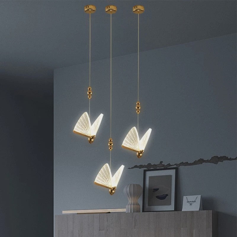 Luxe Vlinder Hanglamp - Moderne LED Plafondlamp voor Slaapkamer & Woonkamer