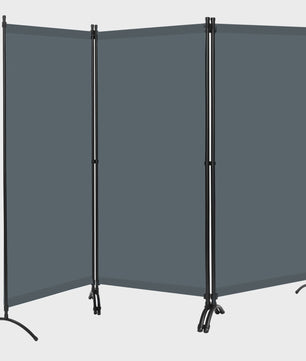 Vrijstaande Tuinafzetting 3 Panelen 255x182cm - Flexibele Afscheiding voor Balkon & Terras