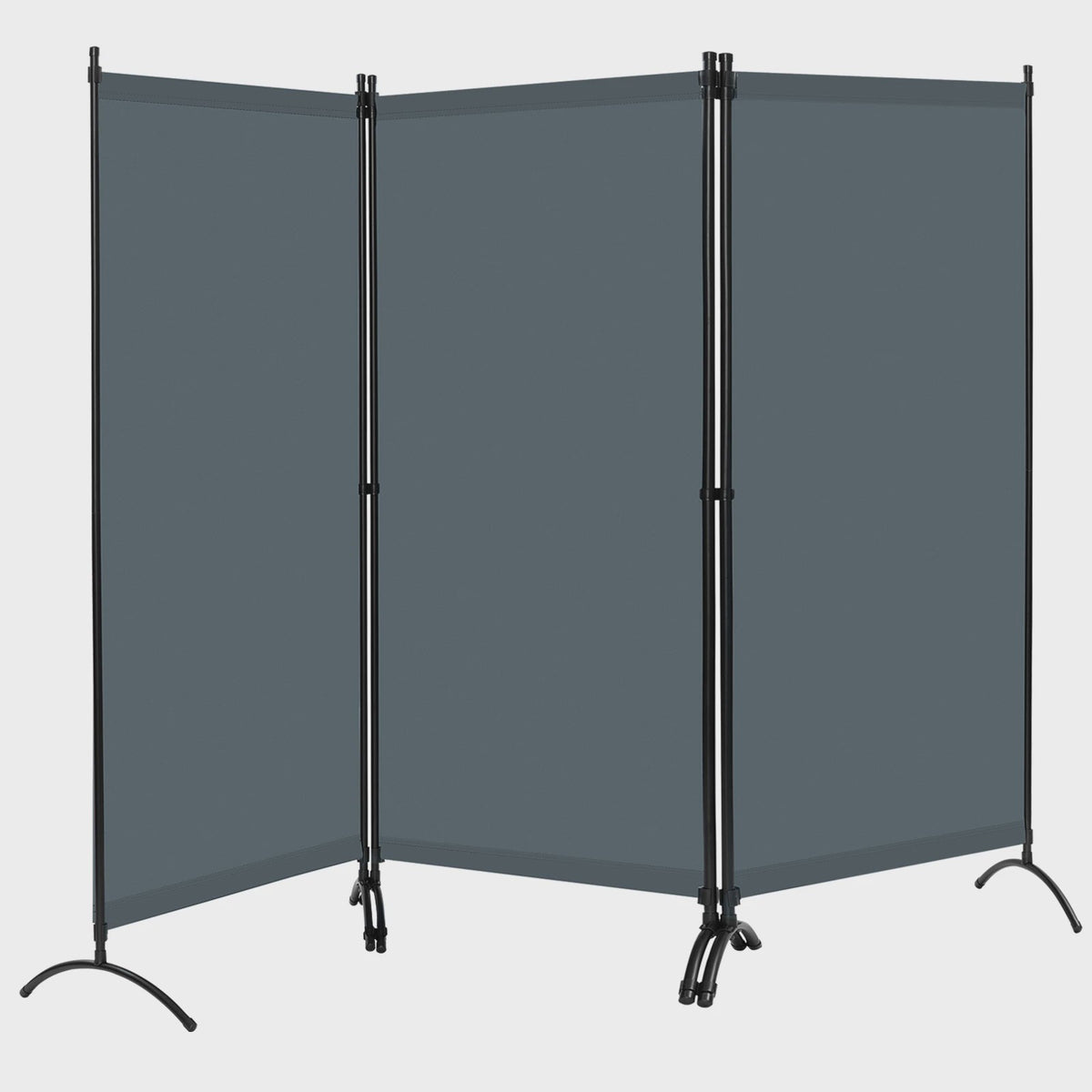 Vrijstaande Tuinafzetting 3 Panelen 255x182cm - Flexibele Afscheiding voor Balkon & Terras