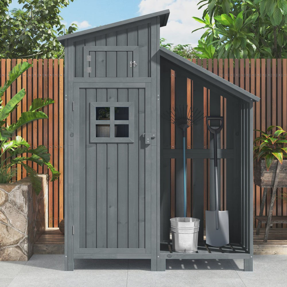 Houten Tuinkast - Duurzaam & Waterdicht - Ideaal voor Tuin, Terras en Balkon