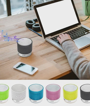 Mini Bluetooth Speaker met Kleurrijke LED Verlichting en Draadloze Muziekweergave