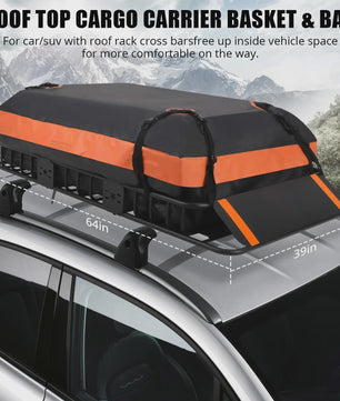 Inklapbare Trekhaak Bagagemand met 590L Waterdichte Tas - Heavy Duty Autocarrier