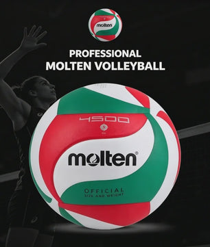 Molten 4500/5000 Volleybal Maat 5 PU - Officiële Wedstrijd & Training Indoor/Outdoor