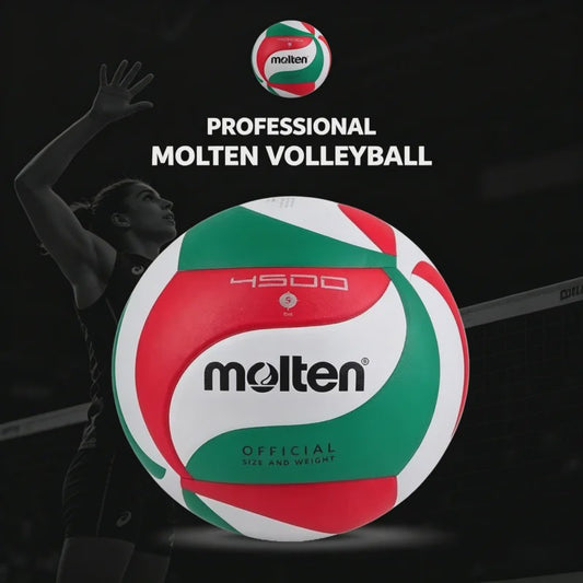 Molten 4500/5000 Volleybal Maat 5 PU - Officiële Wedstrijd & Training Indoor/Outdoor