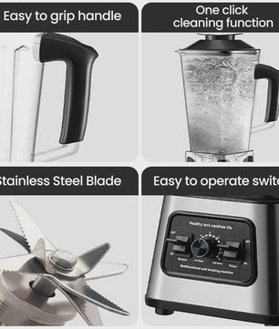 Krachtige 600W 2-in-1 Blender: IJscrusher & Multifunctionele Keukenmachine