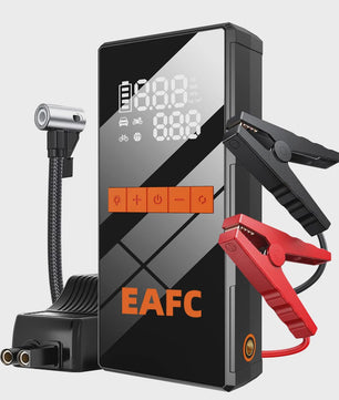 5000A Auto Startkabels Powerbank met 150PSI Bandenpomp - Noodstart & Opladen