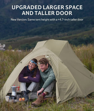 Naturehike Cloud Up PRO 3-Persoons Tent - Ultralicht & Waterdicht voor Outdoor Avonturen