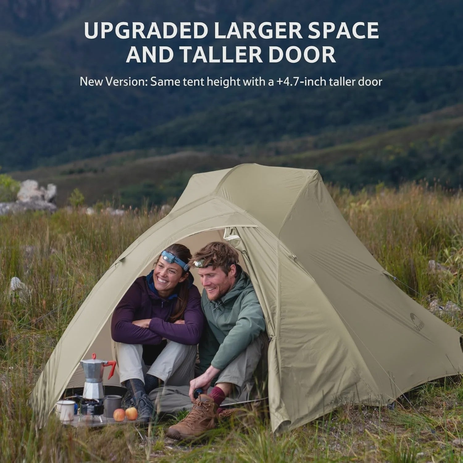 Naturehike Cloud Up PRO 3-Persoons Tent - Ultralicht & Waterdicht voor Outdoor Avonturen
