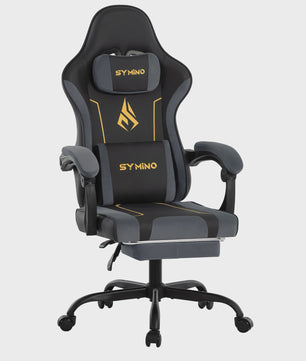 Ergonomische Gaming Stoel met Latex Kussen, Voetensteun & 130kg Capaciteit - Race Stijl