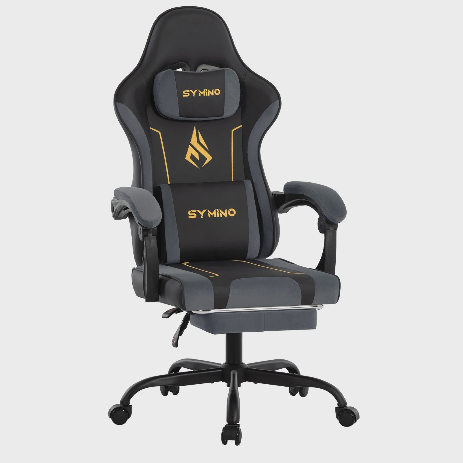 Ergonomische Gaming Stoel met Latex Kussen, Voetensteun & 130kg Capaciteit - Race Stijl