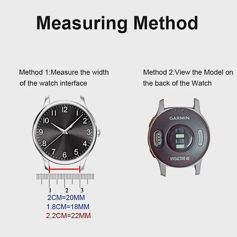 Milanese RVS Horlogeband 18mm 20mm 22mm voor Garmin Vivoactive Venu | Magnetische Sluiting