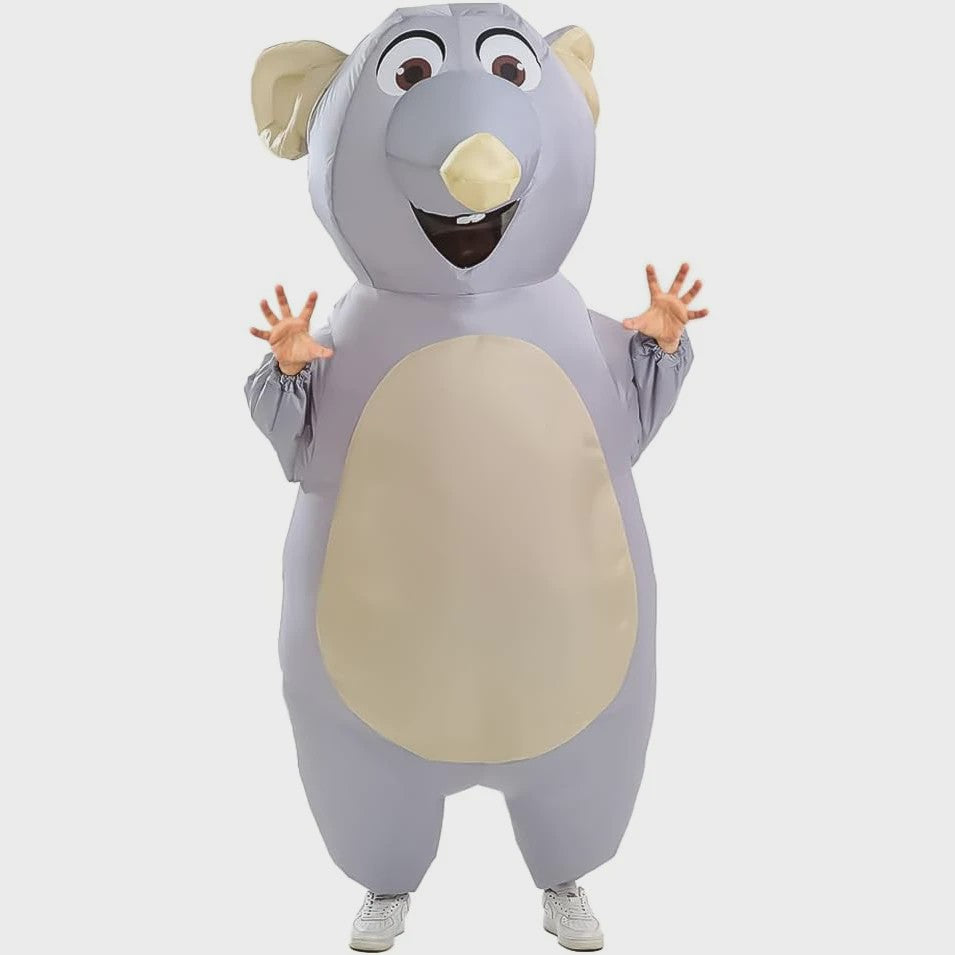 Opblaasbaar Muis Kostuum voor Volwassenen - Grappig Feest & Halloween Outfit