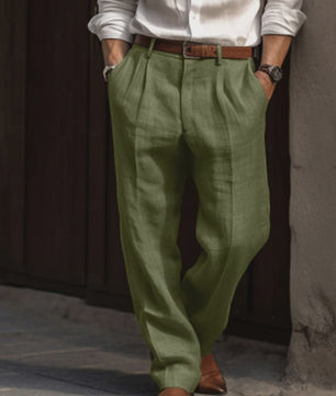Linnen Heren Broek - Ademend & Lichtgewicht voor Zomer & Casual Chic