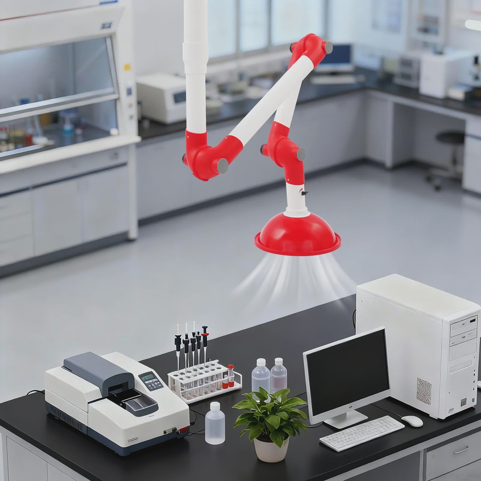 Professionele Afzuigkap Laboratorium | Flexibele Fume Hood Afzuigarm