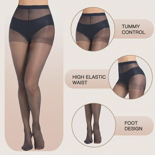 Dames Pantyhose & Leggings: 2/5/8/10 Paar - Zijdezacht, Anti-Haak, Ademend & Ultra-Dun