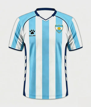Herentrui Argentinië Stijl Voetbalshirt Korte Mouw - Sport & Casual