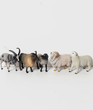 Realistische Boerderij- en Wilde Dierenfiguren: Schapen, Geiten, Antilopen & Meer - Cadeau Speelgoed