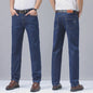 Heren Jeans - Rechte Pasvorm, Zomerse Stijl, Zakelijk & Casual