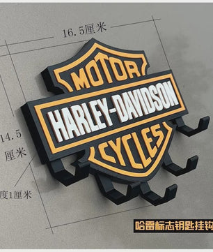 Harley Davidson Sleutelhanger Muurdecoratie met 5 Haken