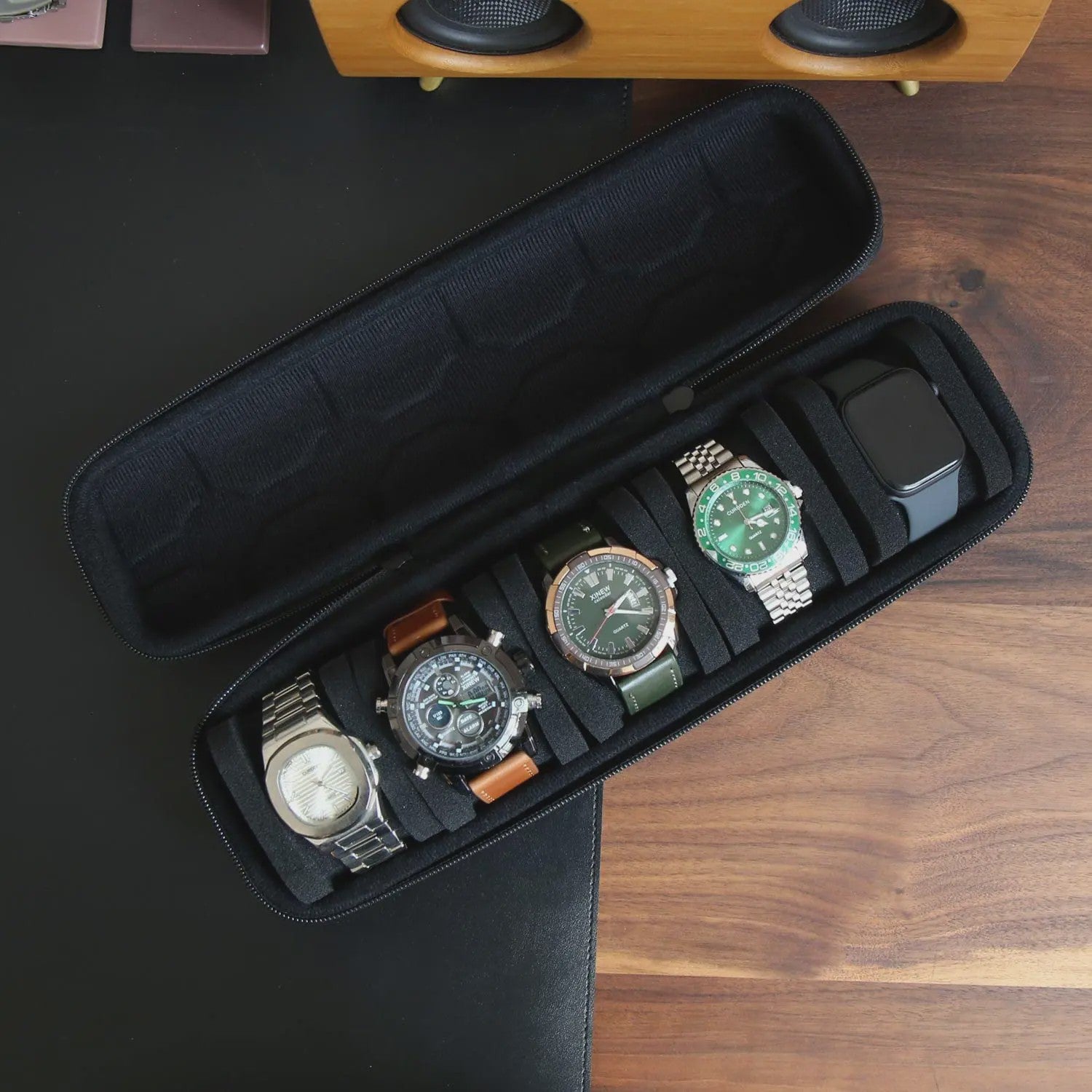 Draagbare Horlogedoos Organizer voor Heren & Dames - Reiscase & Opberghouder