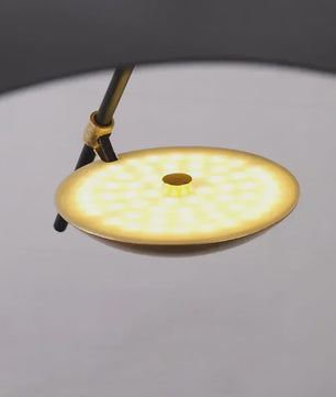 Moderne Lotusblad Hanglamp - LED, Metaal, Goud & Zwart/Wit