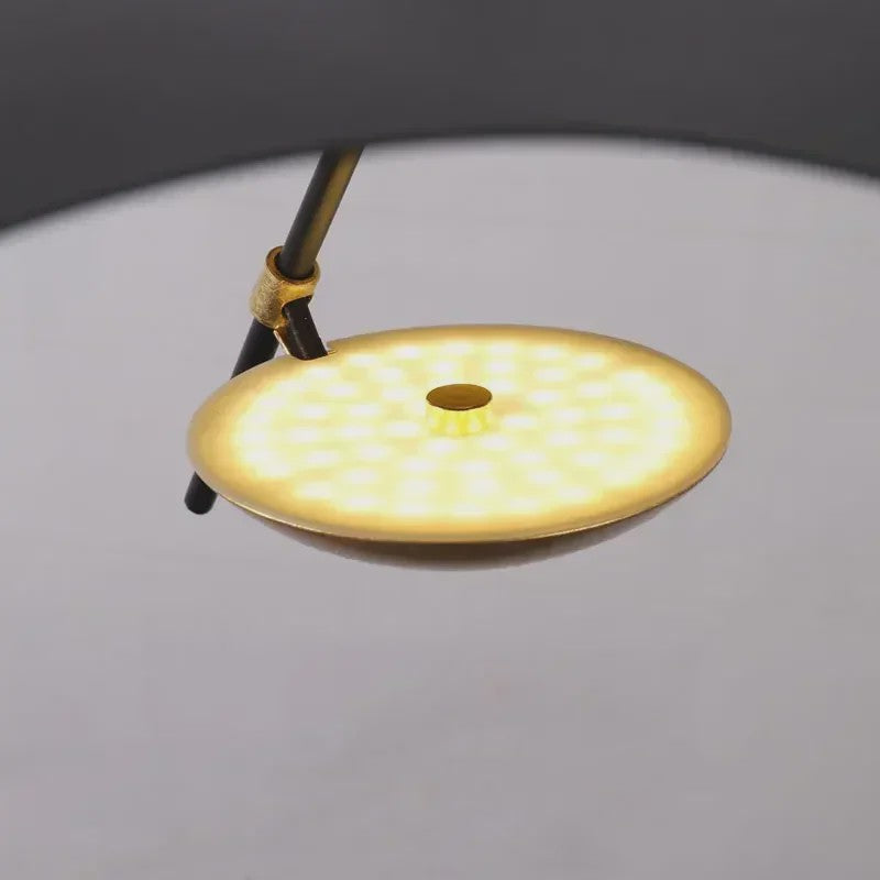 Moderne Lotusblad Hanglamp - LED, Metaal, Goud & Zwart/Wit
