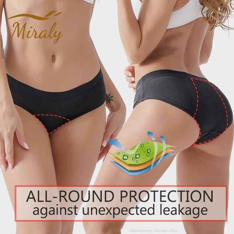 Dames Periode Bikini Broekje - 4 Laags Lekvrij en Absorberend