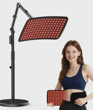 Roodlichttherapie Apparaat met Stand & Wrap - 660nm/850nm voor Huid & Pijnverlichting