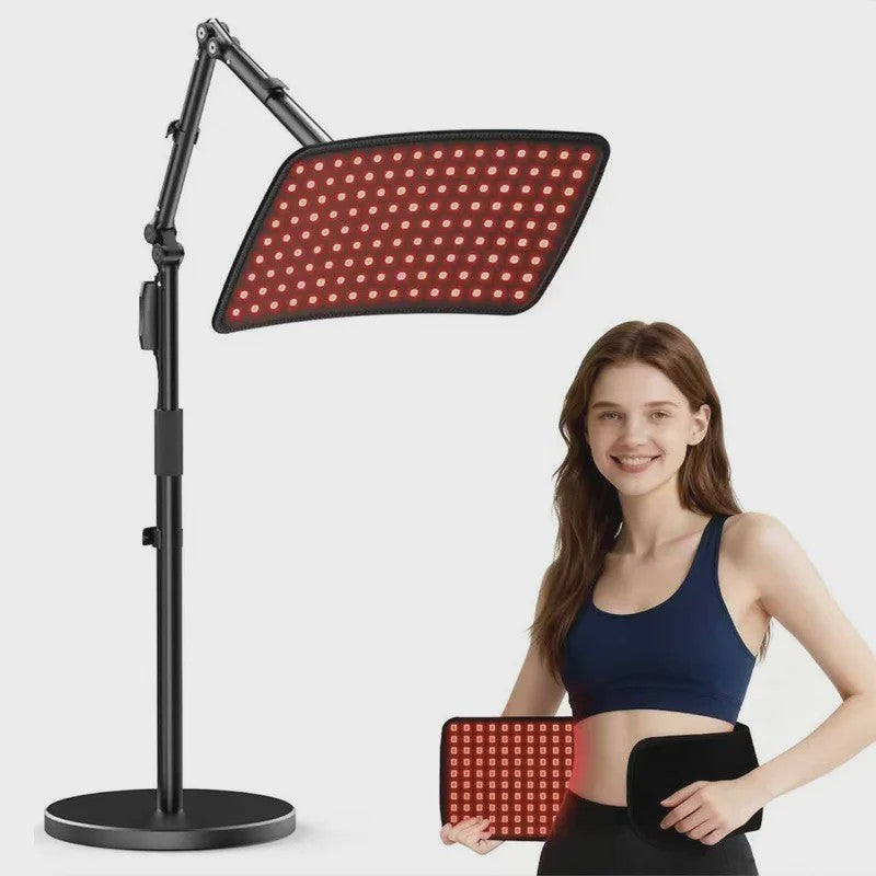 Roodlichttherapie Apparaat met Stand & Wrap - 660nm/850nm voor Huid & Pijnverlichting