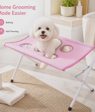 Opvouwbare Honden & Katten Grooming Hammock Stand - Sneldrogend Mesh voor Baden & Nagels Knippen