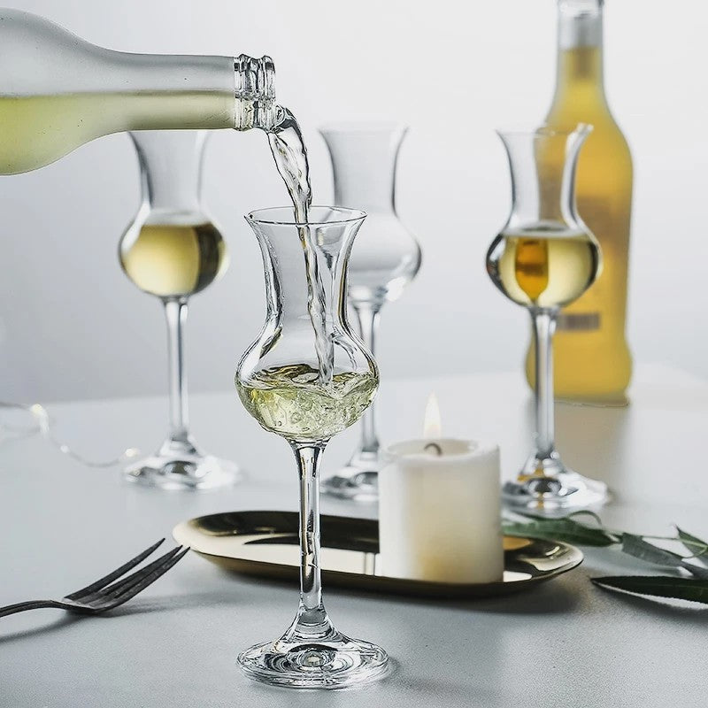 Elegante Kristallen Proefglazen - Whisky, Wijn, Likeur & Champagne