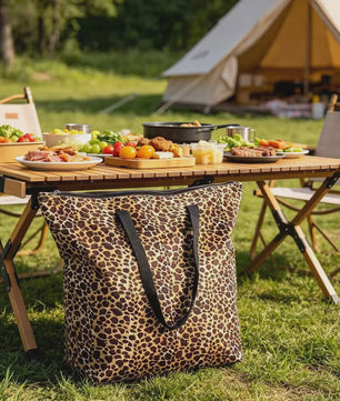 Stijlvolle Leopard Print Tote Bag - Ruim en Praktisch