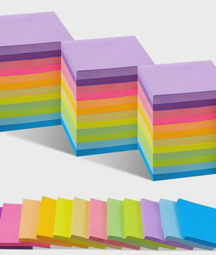 Kleurrijke Sticky Notes Set - Kawaii Notitieblokjes voor Kantoor & School
