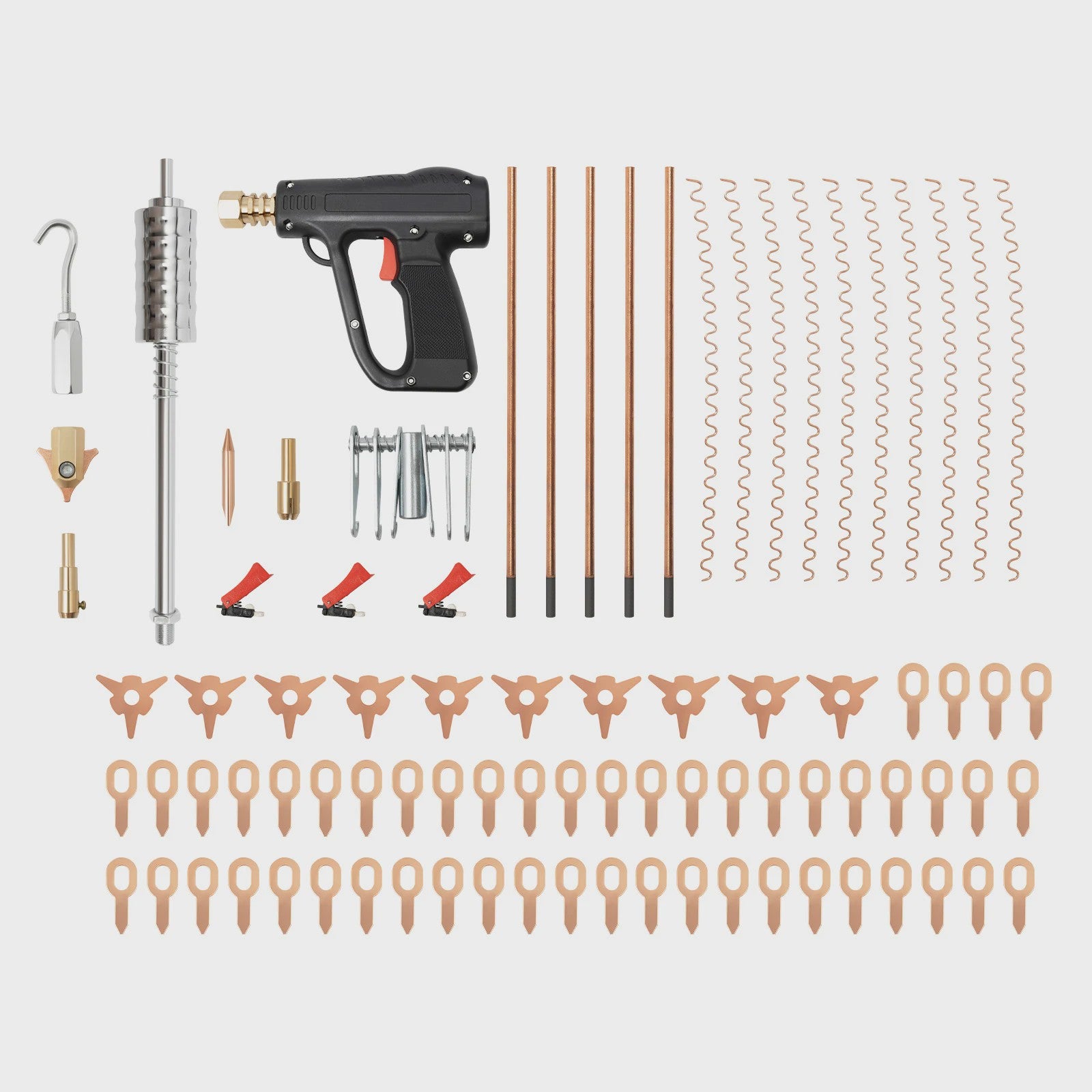 86-delige Autodeuk Reparatie Set: Professionele Verfloze Deuktrekker met Spot Laspistool & Trekker Hamer