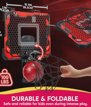 Mini Indoor Basketbalring met Verlichting - Leuk voor Kinderen & Cadeau