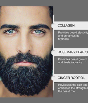 East Moon Baardgroei Serum Set: Stimuleert Groei, Versterkt Wortels & Verzacht Huid
